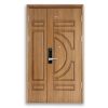 Cửa thép vân gỗ Galaxy GLX-STEEL 128 1 TINSWINDOW Cửa thép vân gỗ 2 cánh 128