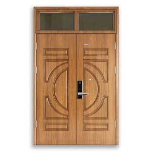 Cửa thép vân gỗ 2 cánh GLX 129G