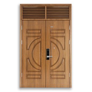 Cửa thép vân gỗ 2 cánh GLX 129L