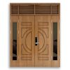 Cửa thép vân gỗ 4 cánh GLX 130gl