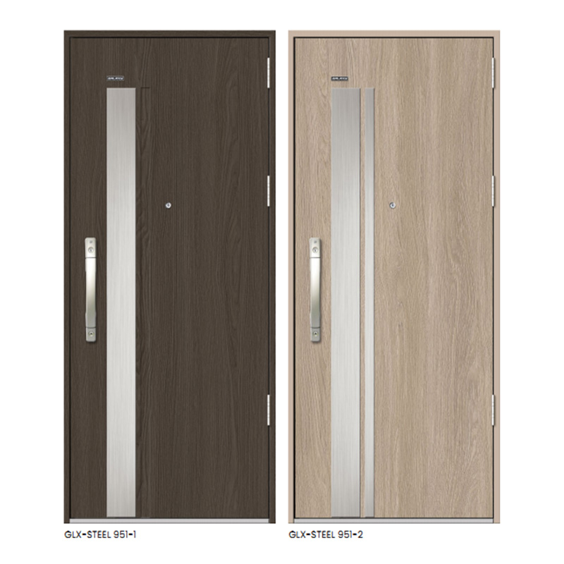Cửa thép vân gỗ GLX Steel 951
