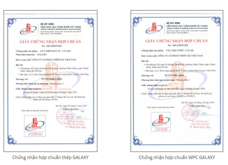 Chứng nhận hợp chuẩn thép